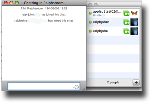 Group Chat invite Window