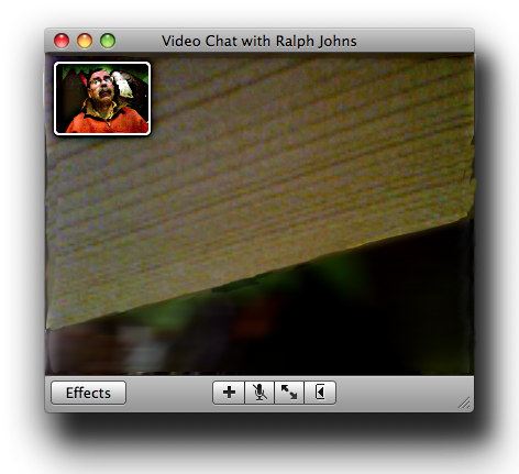 Pic in Pic Video Chat Window