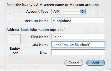 Add Extra Name