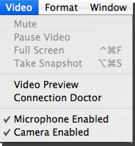 Video menu