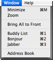 Window Menu