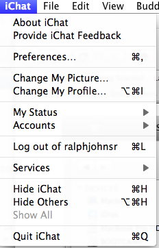 Small iChat 5 Menu Pic