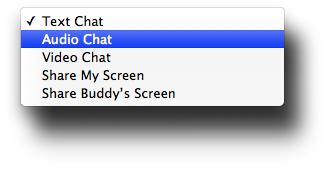 New Chat Drop Down
